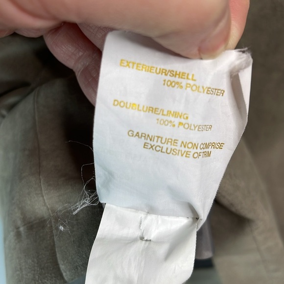 VINTAGE Y2K Marcona Chamois Jacket Olive Green Perforated Seams Size L - Picture 11 of 13